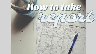 HOW TO ORGANIZE YOUR NURSING REPORT SHEET