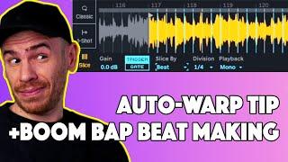 Making A Sampled Beat With Ableton Live 11.3 New Auto-Warp