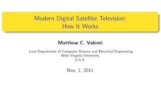 Modern digital satellite television: How it works