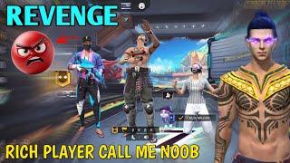 REVENGE RICH PLAYER CALL ME NOOB FREE FIRE MALAYALAM SHORT FILIM ||#freefiremalayalam