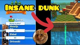 Messing around with fox **GOT INSANE DUNK** | golf battle