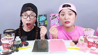 Pink Jelly VS Black Jelly Challenge DONA