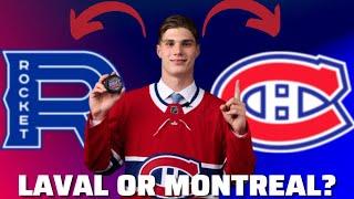 Should Juraj Slafkovsky stay with MTL or get sent down to Laval??