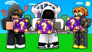 EXTREME COSMIC LUCKY BLOCK CHALLENGE.. (Roblox Bedwars)