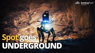 Spot from Boston Dynamics used by LNS for undeground mining (remote and autonomous operations)