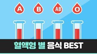 [더사주] 혈액형별로 최고의 음식 궁합 BEST는?