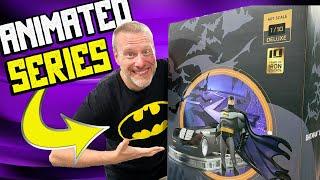 Batman The Animated Series Batman and Batmobile 1/10 Statue Unboxing and Review