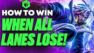 How To Win When ALL Lanes Are LOSING! | Jungle Guide - League of Legends