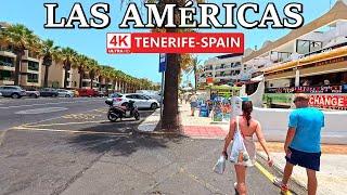 TENERIFE - PLAYA DE LAS AMÉRICAS | Walk around several Hotels ️ 4K Walk ● July 2024