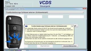 Remote Learning | Fernbedienung anlernen | Audi A3 | VCDS