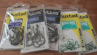 Mustad and Tekken Hook Unboxing