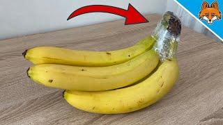 THIS is why you should wrap CLING WRAP around your Bananas 