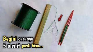 Eps.33 CARA MEMBUAT JARING IKAN UNTUK ANCO / NANGKUL FULL TUTORIAL