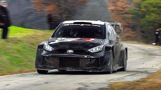 High Speed Test ahead of the 2025 WRC Rallye Monte Carlo for Sébastien Ogier & Toyota Gazoo Racing