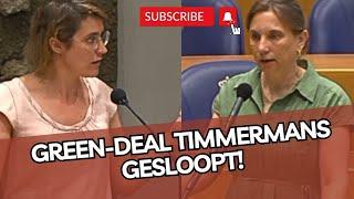 Partij Omtzigt SLO0PT de green-deal van Timmermans & maakt linkse partijen WOEST!