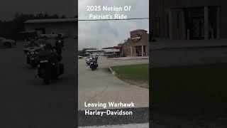 May 18, 2025 Annual Run For The Wall rolling into Monroe, La.