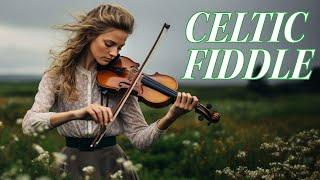 Celtic Fiddle Traditional Music and Ancient Castles Aerials. Beautiful Airs, Lively Jigs and Reels