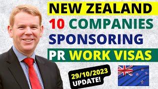 New Zealand Companies Sponsoring Foreign Workers | New Zealand Visa Update 2023