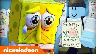 SpongeBob Loses Gary In Video Game World  “Gary Come Home” Music Video | Nickelodeon