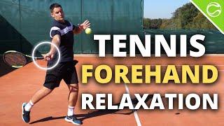 Tennis Forehand Tip - ONE Simple TRICK To Stay Loose & Relaxed