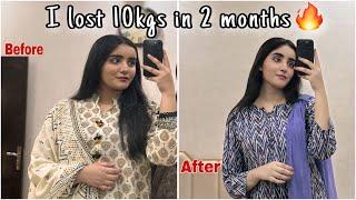 I lose 10kgs in 2 months at home-My weightloss journey-My Tips and Tricks ️