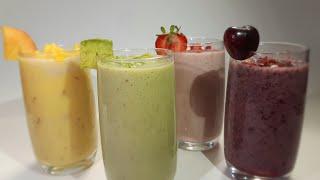 4 Summer Fruit Smoothies || Fruit Smoothies || Ruby's Food and Tour