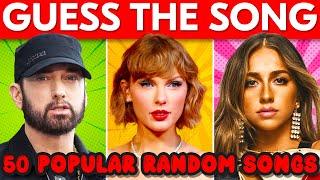 Guess the Song  | Guess  50 Random Songs Music Quiz