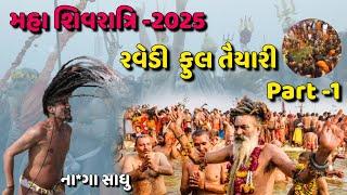 મહા શિવરાત્રિ-2025 રવેડી ફુલ તૈયારી || Maha Shivratri Ravedi Full Taiyari || ના*ગા સાધુ || Junagadh