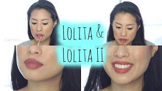 Kat Von D Lolita & Lolita II Swatches | Review | Liquid Lipstick