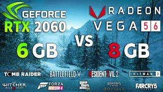 RTX 2060 vs VEGA 56 Test in 9 Games