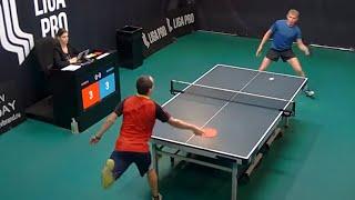 Хаиров Ринат -  Слесарев Владимир Лига Про настольный теннис. Россия. League Pro Table Tennis.