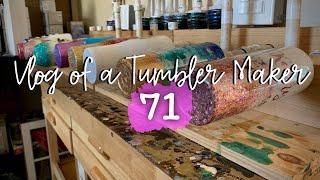 71st Vlog of a Tumbler Maker | UV resin glitter pens? I’m obsessed!