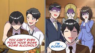 I went to a drinking party, and the president's son didn't know who I was... [Manga Dub]