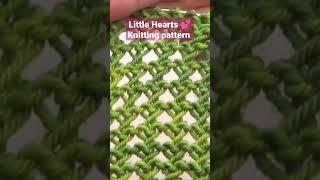 Little Hearts Knitting Pattern #knitting