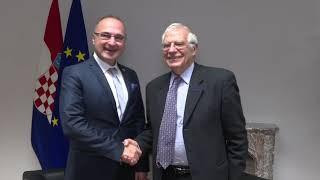 Meeting between HRVP Josep Borrell Fontelles and Gordan Grlić Radman
