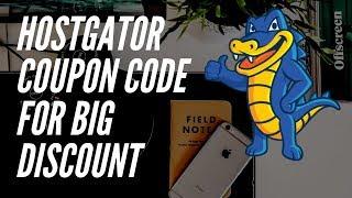 Hostgator Coupon Code For Big Discount | Hostgator Promo Code