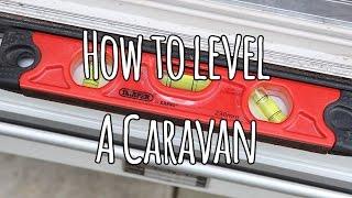 How to level a caravan