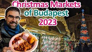 Best 5 BUDAPEST CHRISTMAS MARKETS with a LOCAL | Ultimate Guide 2023 | Tips and Prices