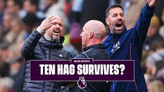 Erik ten Hag hangs on after crunch Man Utd meeting | Morning Footy | CBS Sports Golazo