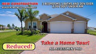 Cape Coral Florida Home Highlight: Open Concept & Spacious