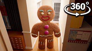 360° GIANT GINGERBREAD Breaks into YOUR House!