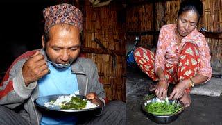 jungle man's wife cooks  local beans curry and rice for husband jungle man || a family in the jungle