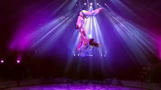 Aerial Moon Acrobatics Duo Romantic Circus Act Variety Performance Entertainment