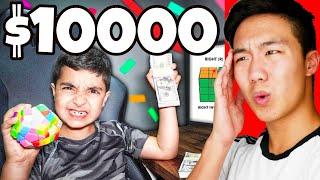 9-YEAR-OLD MAKES $10000 FOR SOLVING A RUBIK'S CUBE