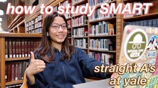 how i get STRAIGHT A's at yale | study SMART not hard