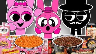 Incredibox Sprunki - PINKI Family Convenience Store BLACK PINK Food Mukbang Animation | ASMR