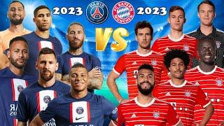 2023 PSG vs Bayern Münich 2023 11v11 (Mbappé, Gnabry, Messi, Davies, Neymar)