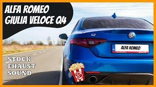 Alfa Romeo Giulia Veloce Q4 - Stock Exhaust SOUND | Caringo EN