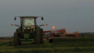 IS THAT A 7810?!?!? Mowing ALFALFA!