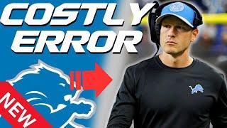 Puzzling Decision Cost The Detroit Lions...